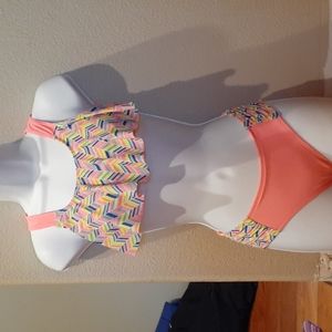 2 piece girls swimsuit